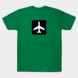 Airport Road Sign Symbol T-Shirt